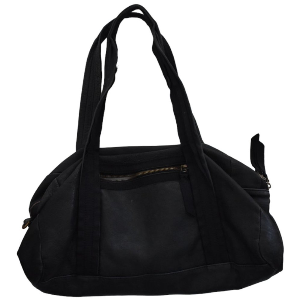 Lanvin Navy Blue Duffel Bag Purse